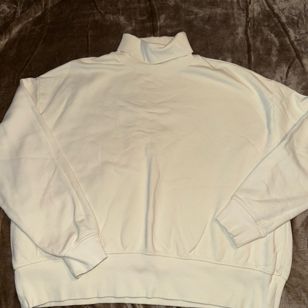 CALIA by Carrie Underwood Cream Turtleneck Sweater